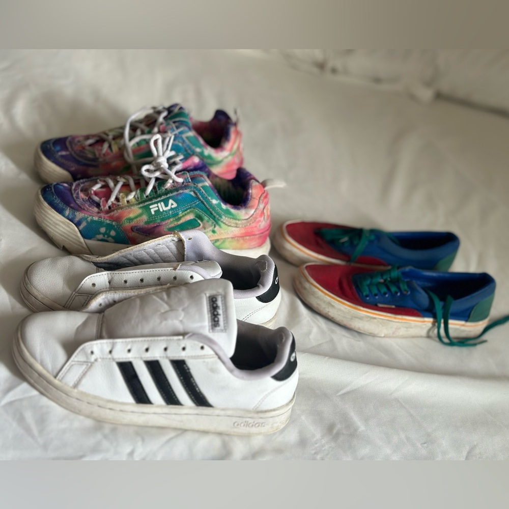 3 pair of shoes